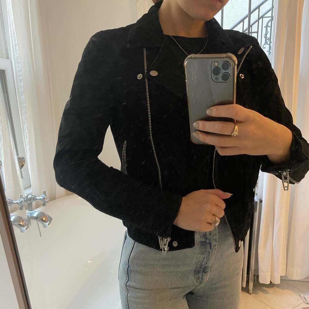 Blank NYC Suede Moto Jacket